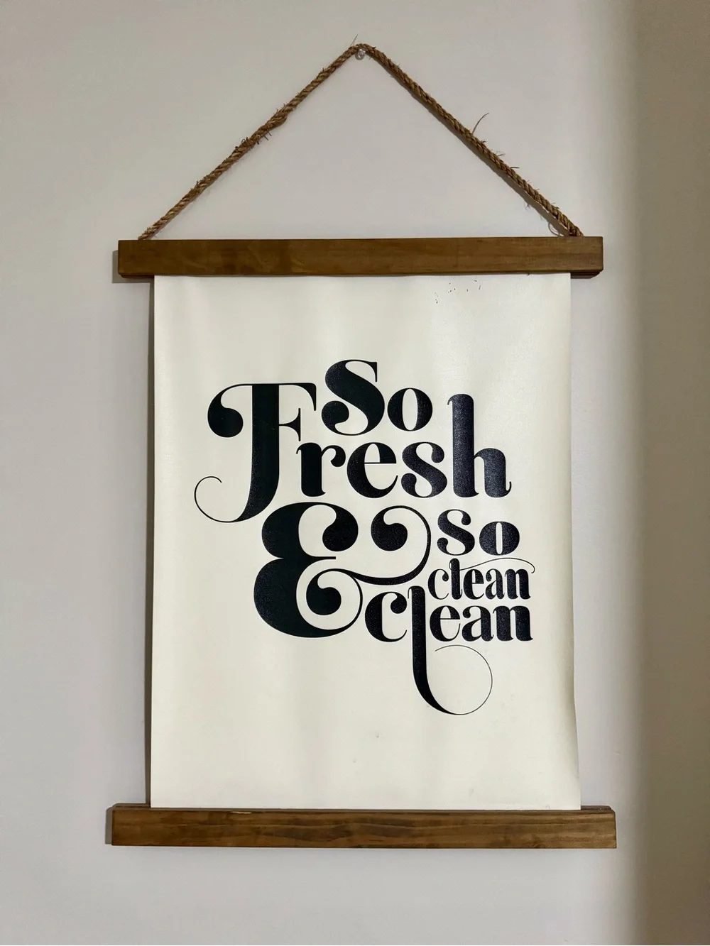 So Fresh So Clean Canvas Poster